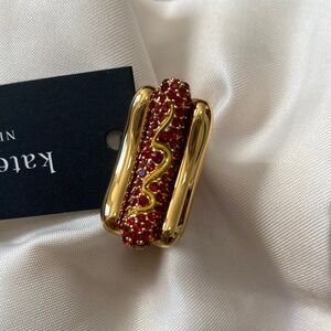 Kate Spade Hot Dog Ring Size 7